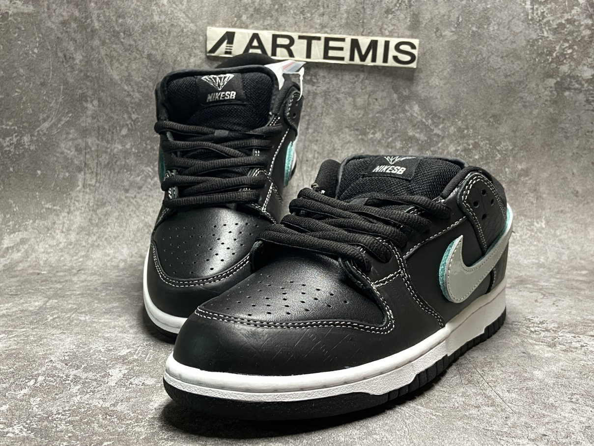nike sb dunk low Di*m*nd s*pply co black Di*m*nd