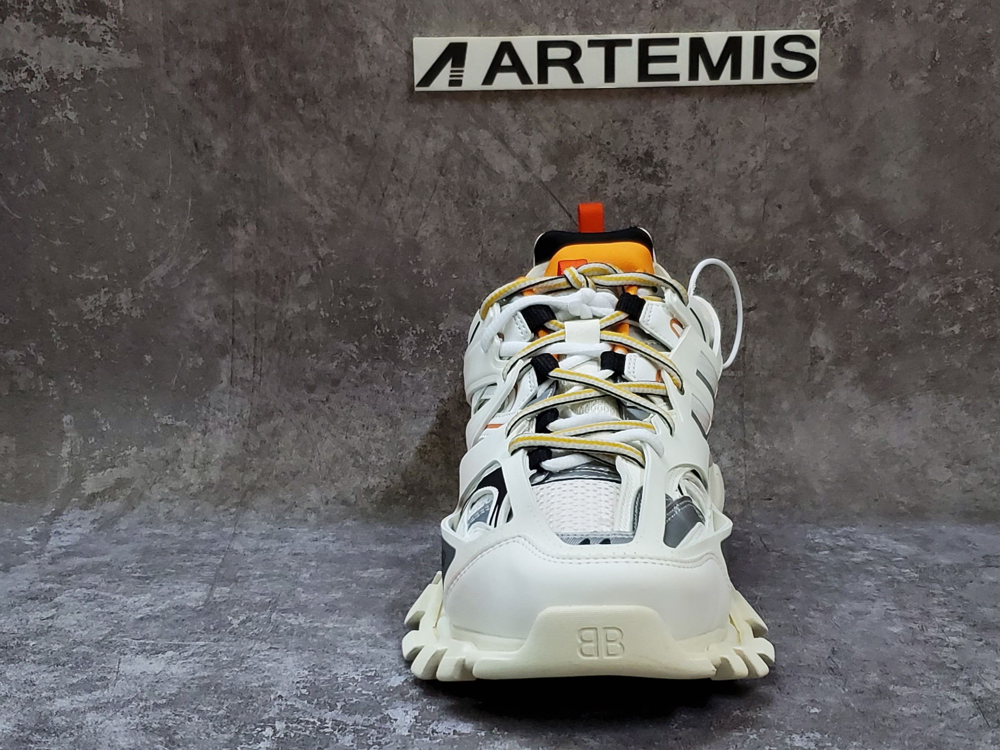 Balenciga Led Track White Orange