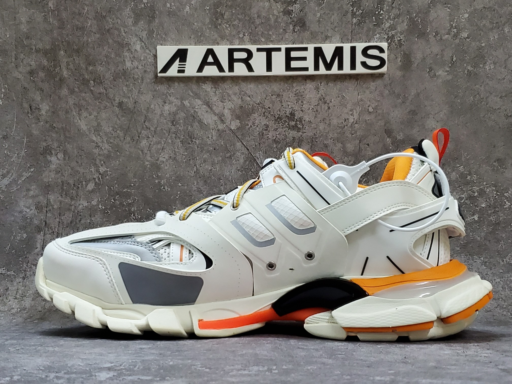 Balenciga Led Track White Orange