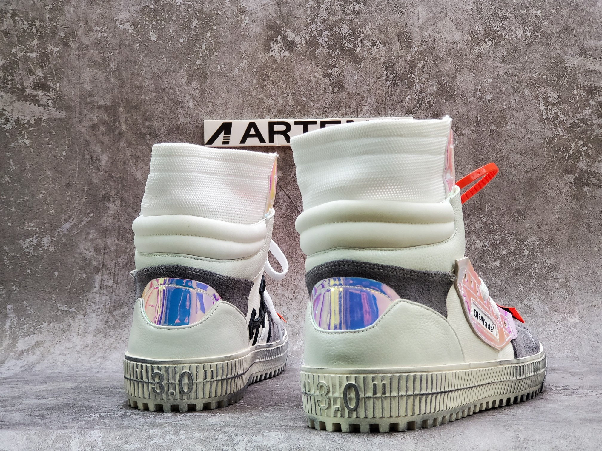 OFF-WHITE Off-Court 3.0 High White Grey