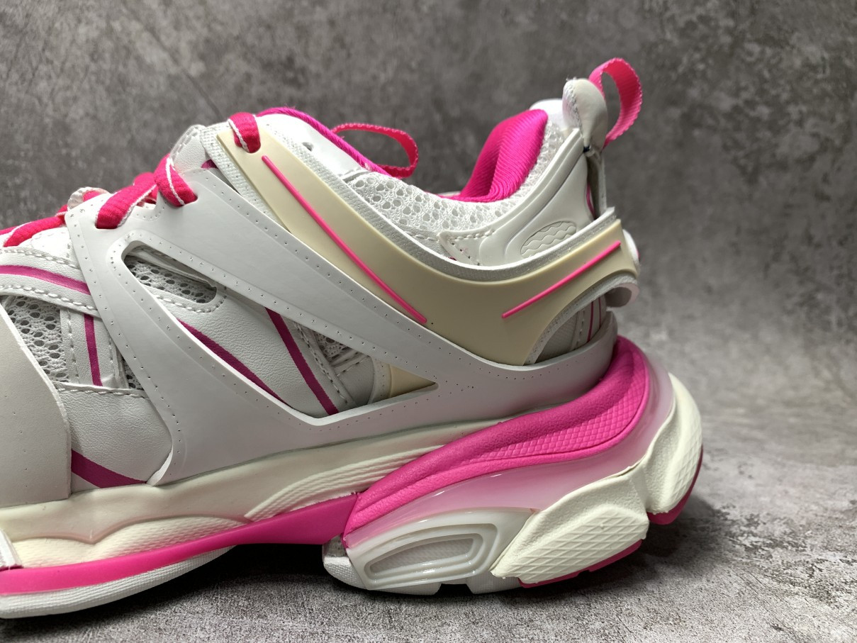 Balenciga Wmns Track Sneaker White Fluo Pink