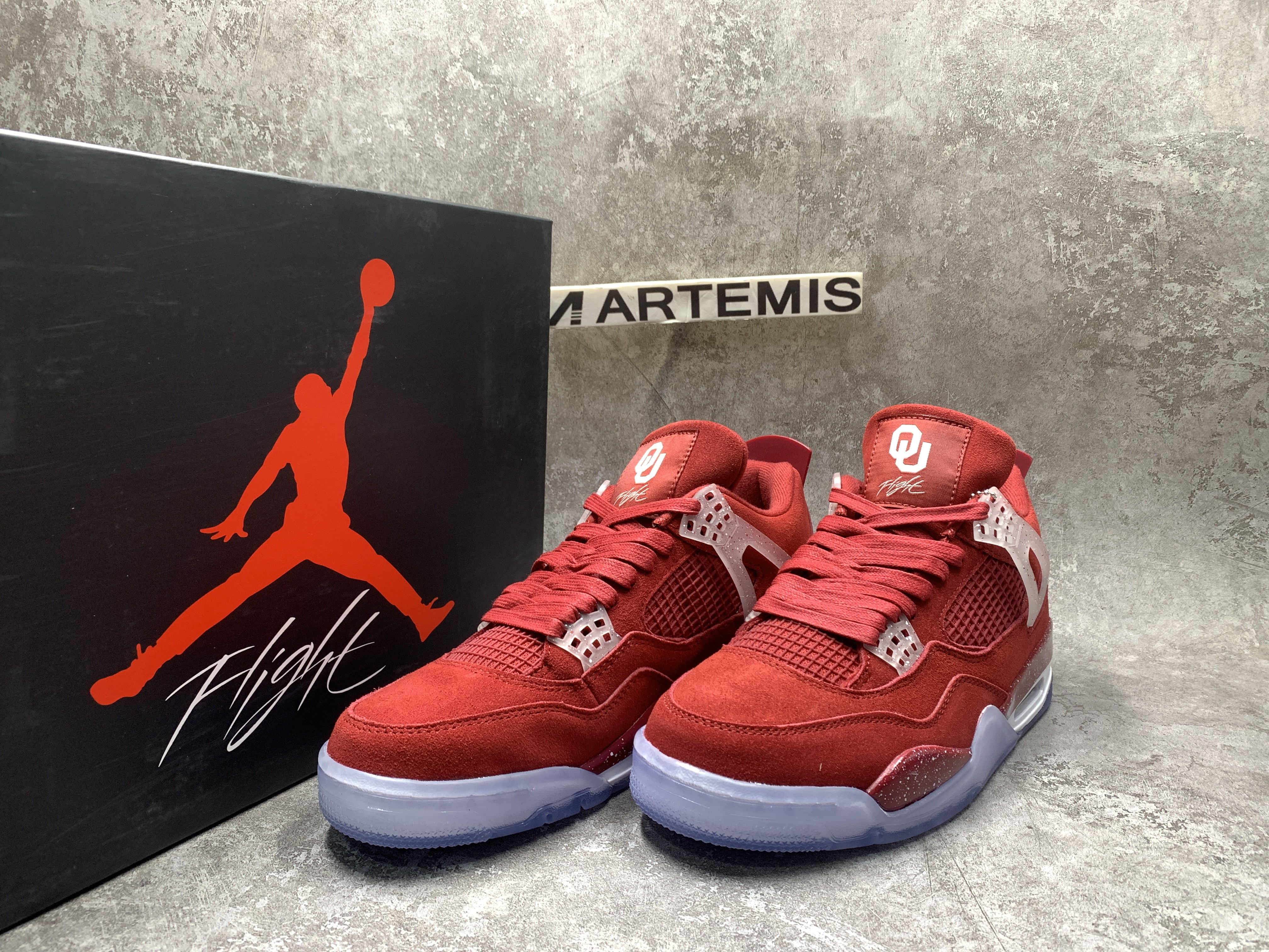 Air Jordan 4 Retro OKLAHOMA SOONERS PE