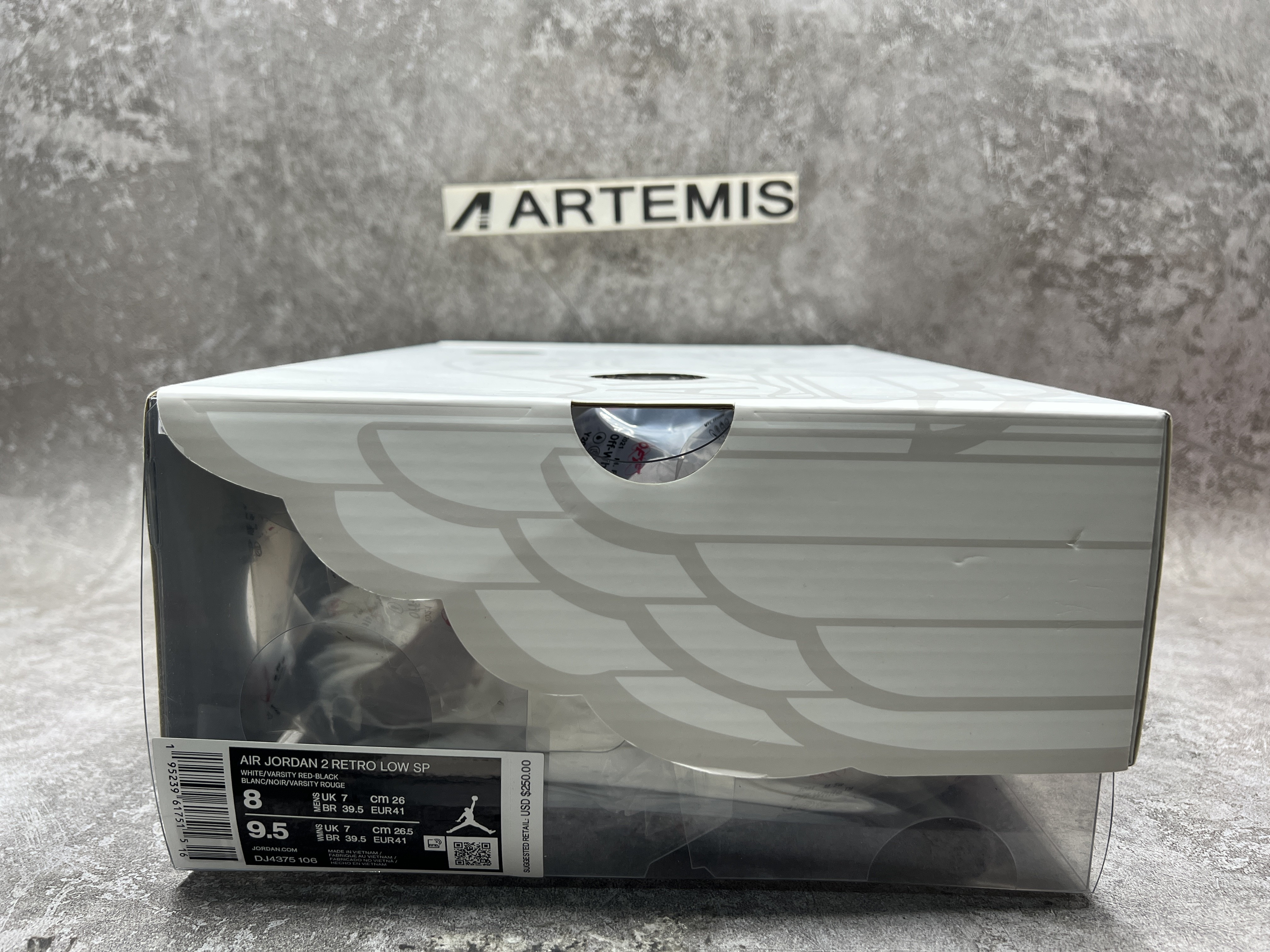 Air Jordan 2 Retro Low SP Off-White White Red