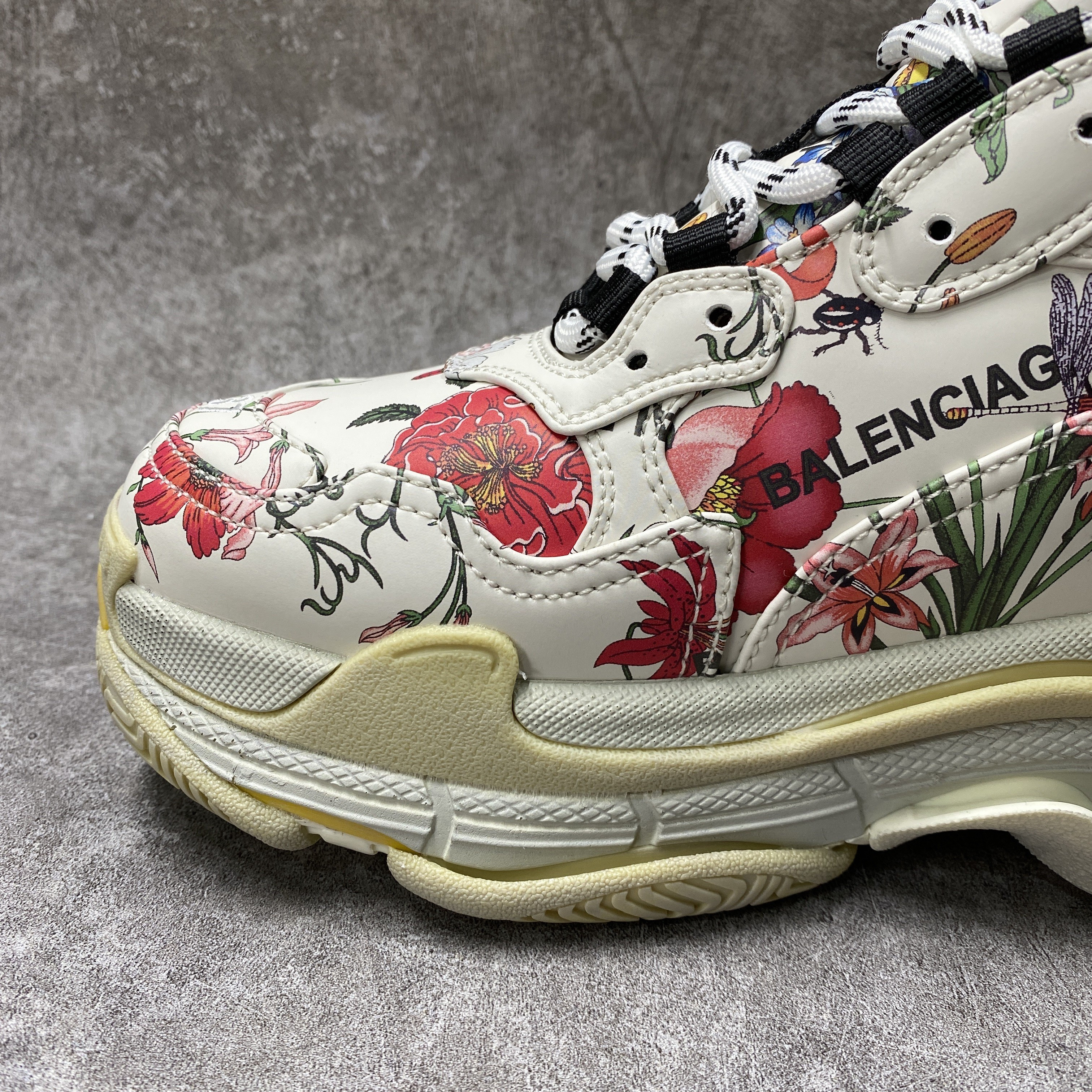 Balenciga X G The Hacker Project Triple S Flora Print