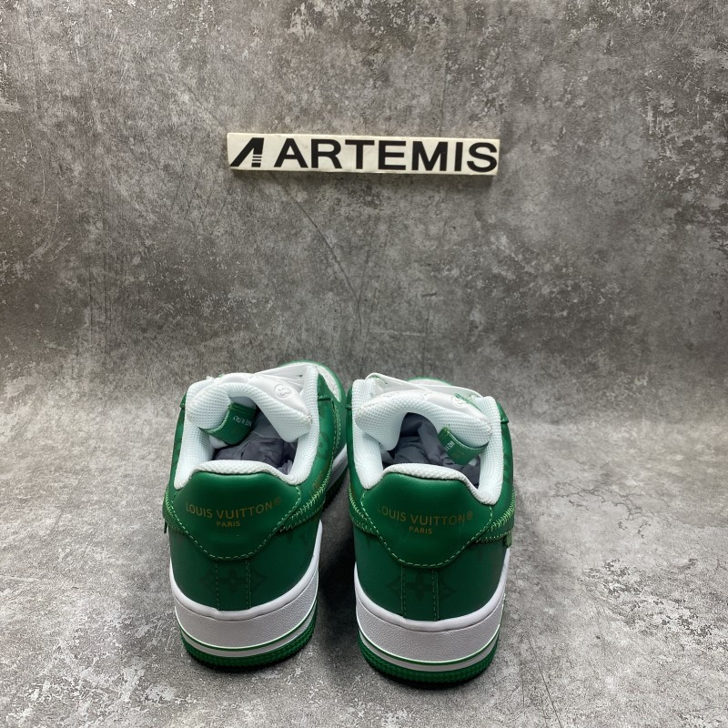 1V x Air Force 1 Low By Virgil Abloh White Green