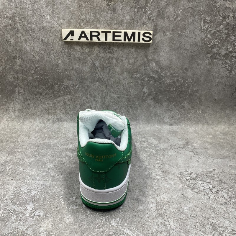 1V x Air Force 1 Low By Virgil Abloh White Green