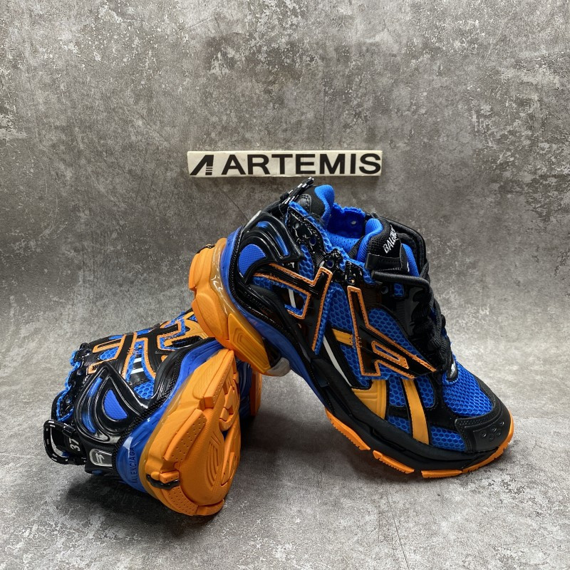 Balenciga Runner Sneaker Blue Multi