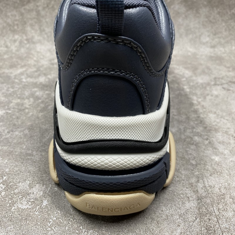 Balenciga Triple S Sneaker in Stone Blue