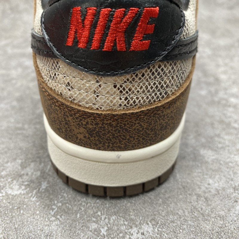 nike dunk low preM1vm co.jp brown snakeskin