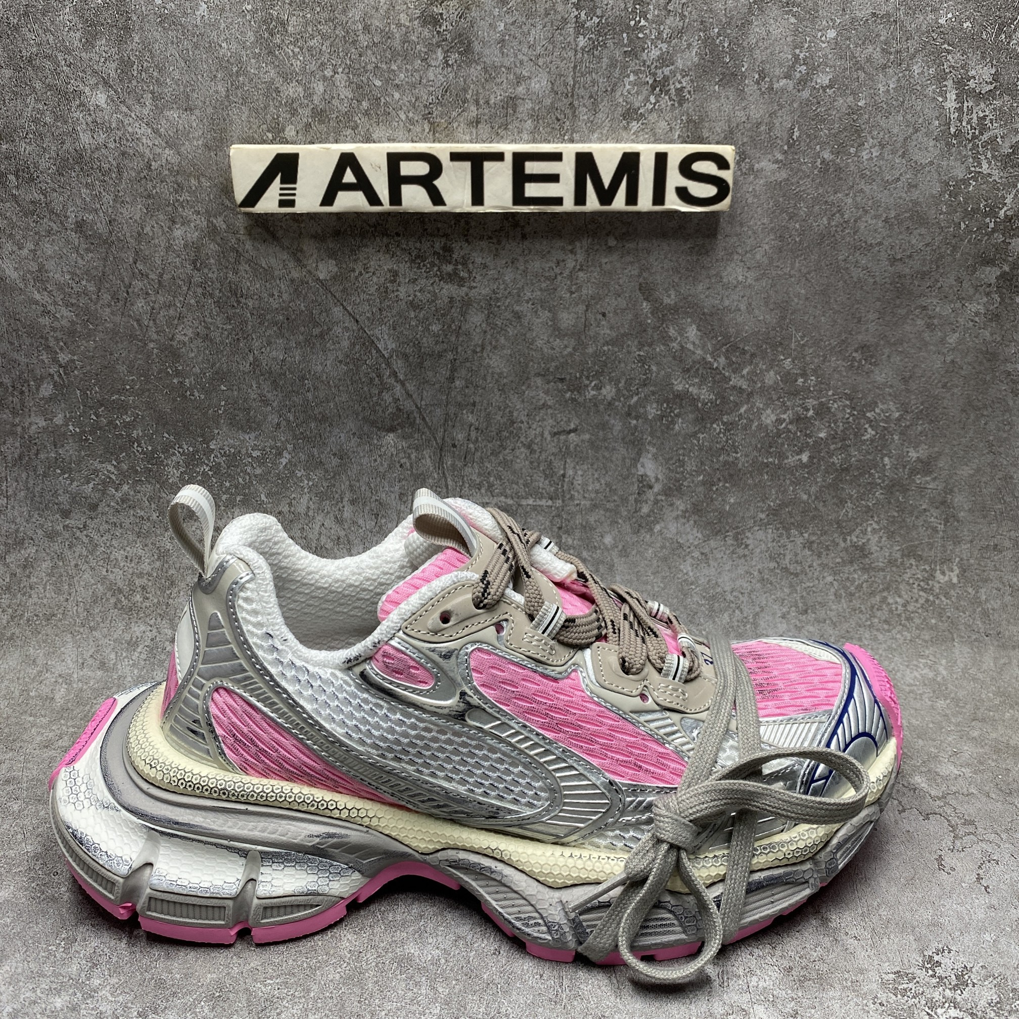 Balenciga 3XL Sneaker in Grey Pink
