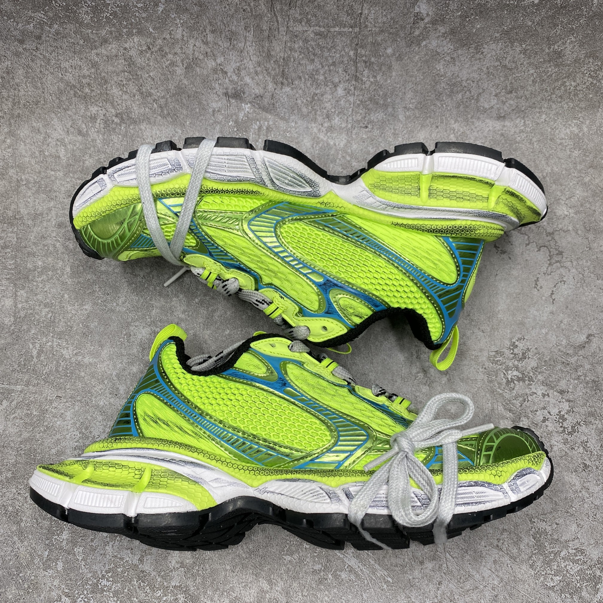 Balenciga 3XL Sneaker Worn Out Fluo Yellow