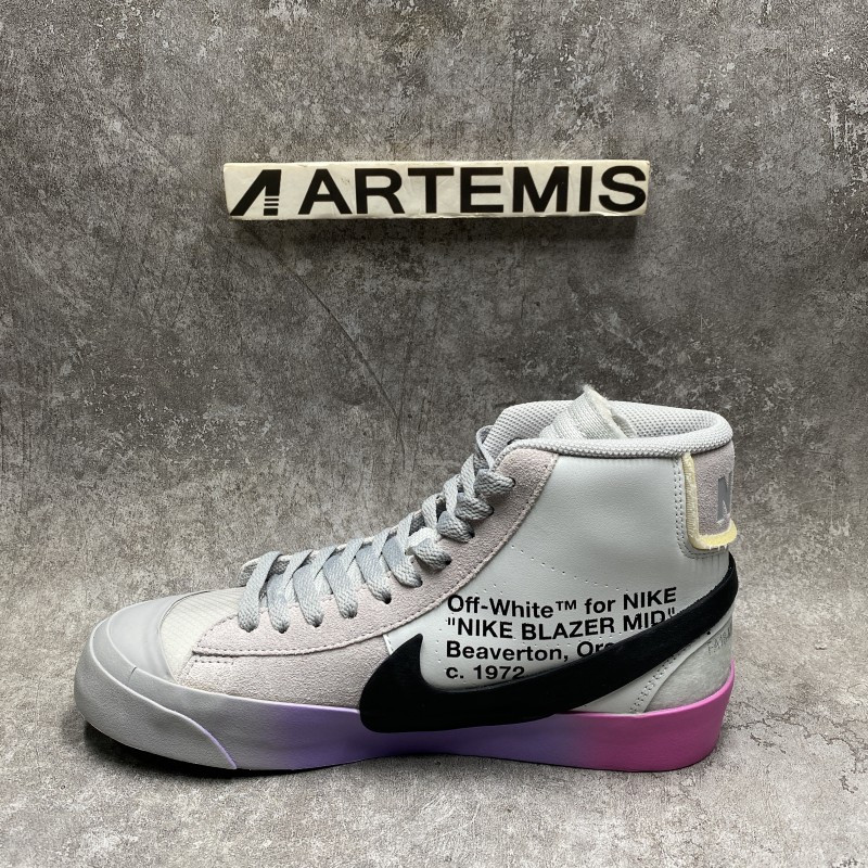 Nike Blazer Mid Off-White Wolf Grey Serena "Queen"