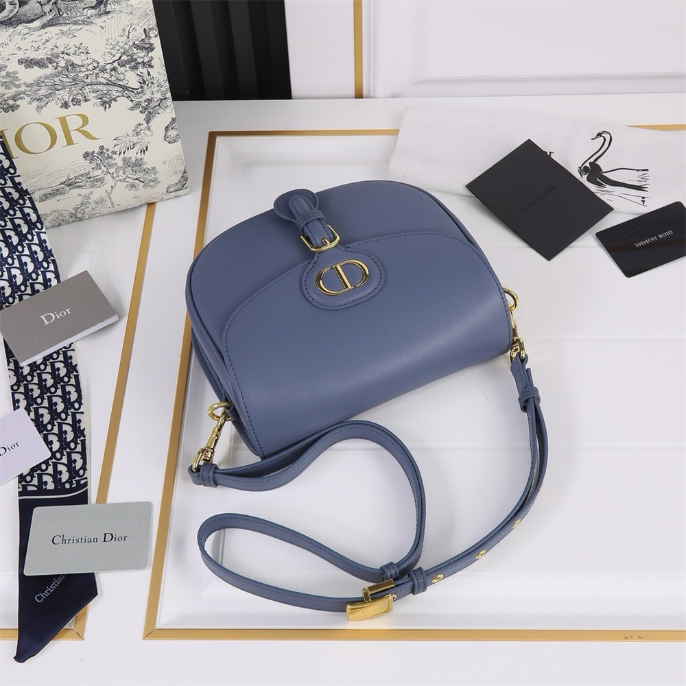 medium D*or bobby bag navy box calfskin