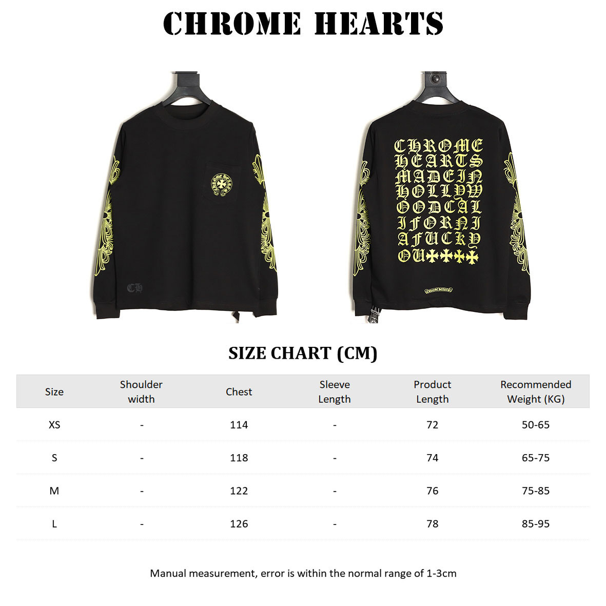 Ch**me He**ts long-sleeved t-shirt