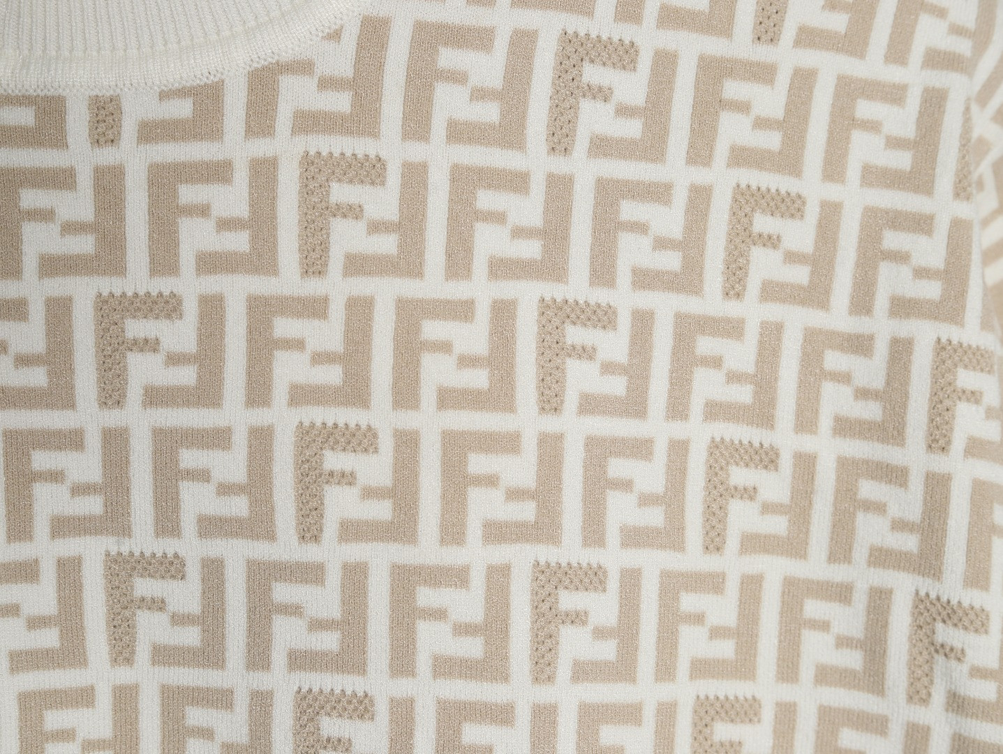 F**di fd knitting short-sleeved