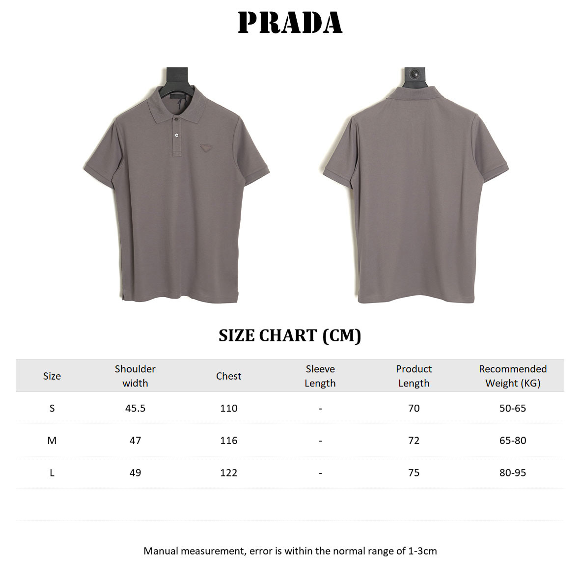 Pra*a prd short-sleeved polo shirt