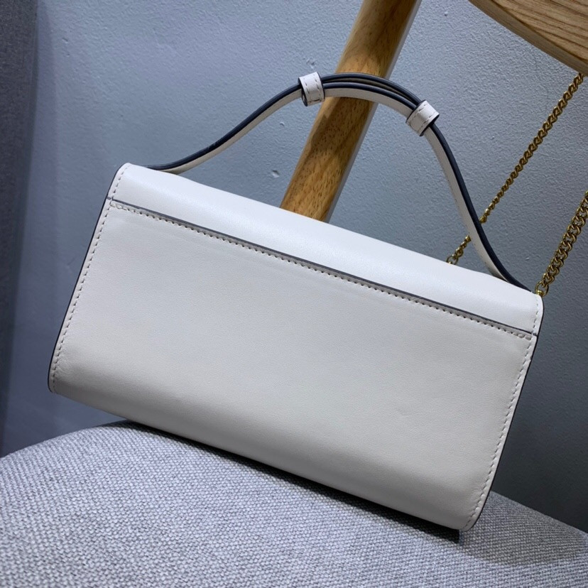 G*u*i zumi smooth leather mini shoulder bag