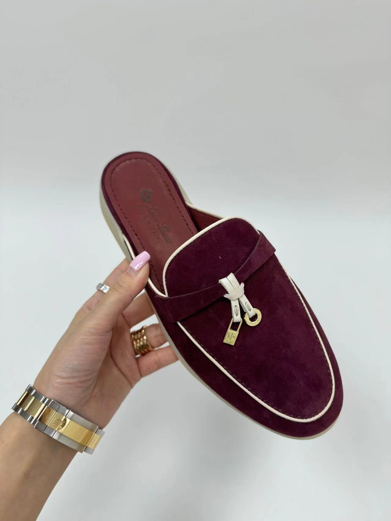 ua l**o p*ana babouche charms walk moccasin slipper moccasin (cusT0mized, no return no exchange)
