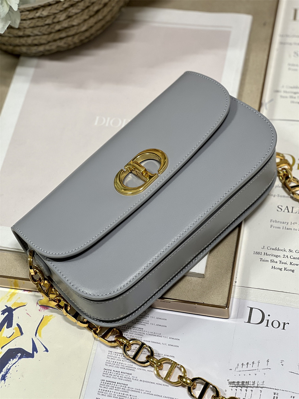 D*or 30 montaigne avenue grey 22.5 x 12.5 x 6.5 cm