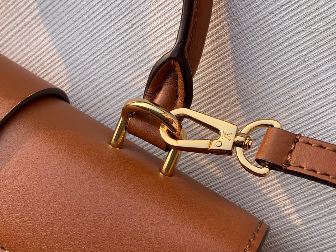 LV Locky BB BROWN 7.9 x 6.3 x 3 inches