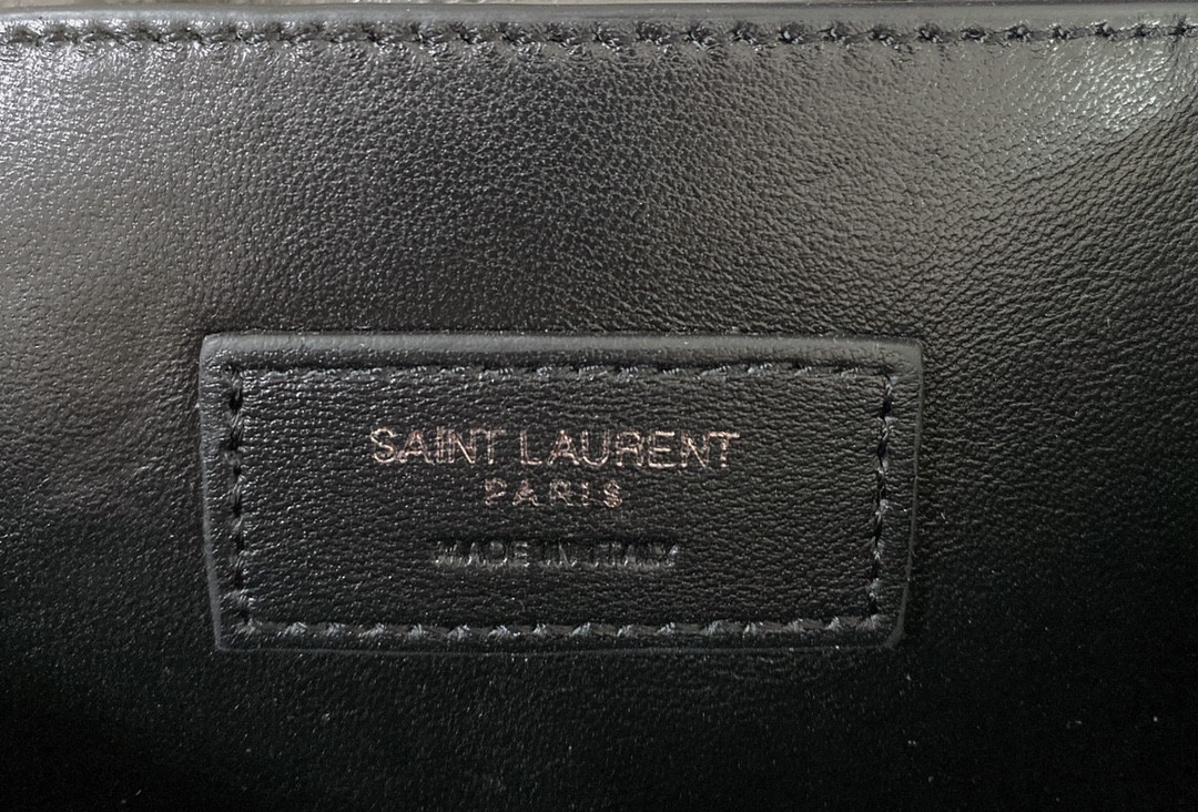 Y*L niki baby in vintage leather storm 8.2 x 6 x 2.9 inches