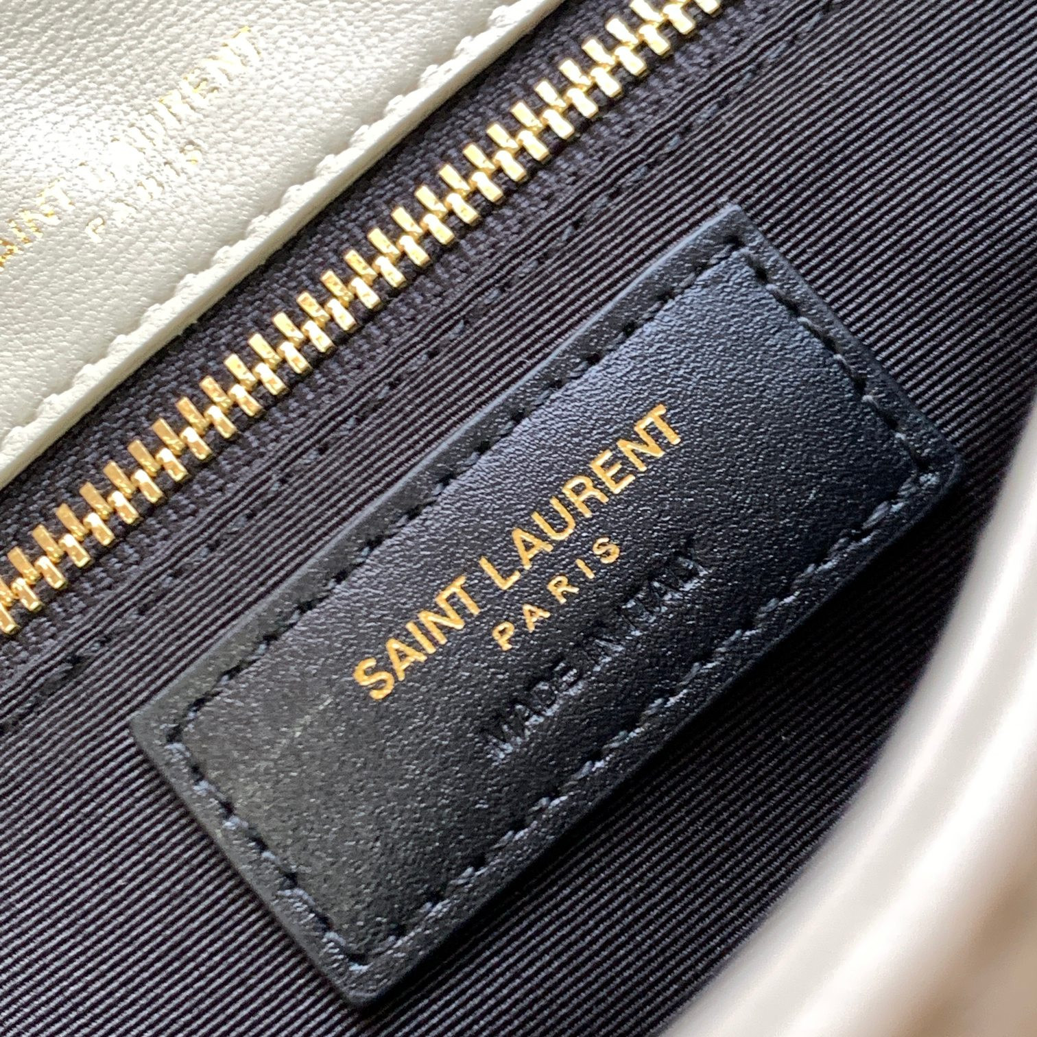 Y*L kate 99 in quilted nappa leather white 10.2 x 5.3 x 1.7 inches