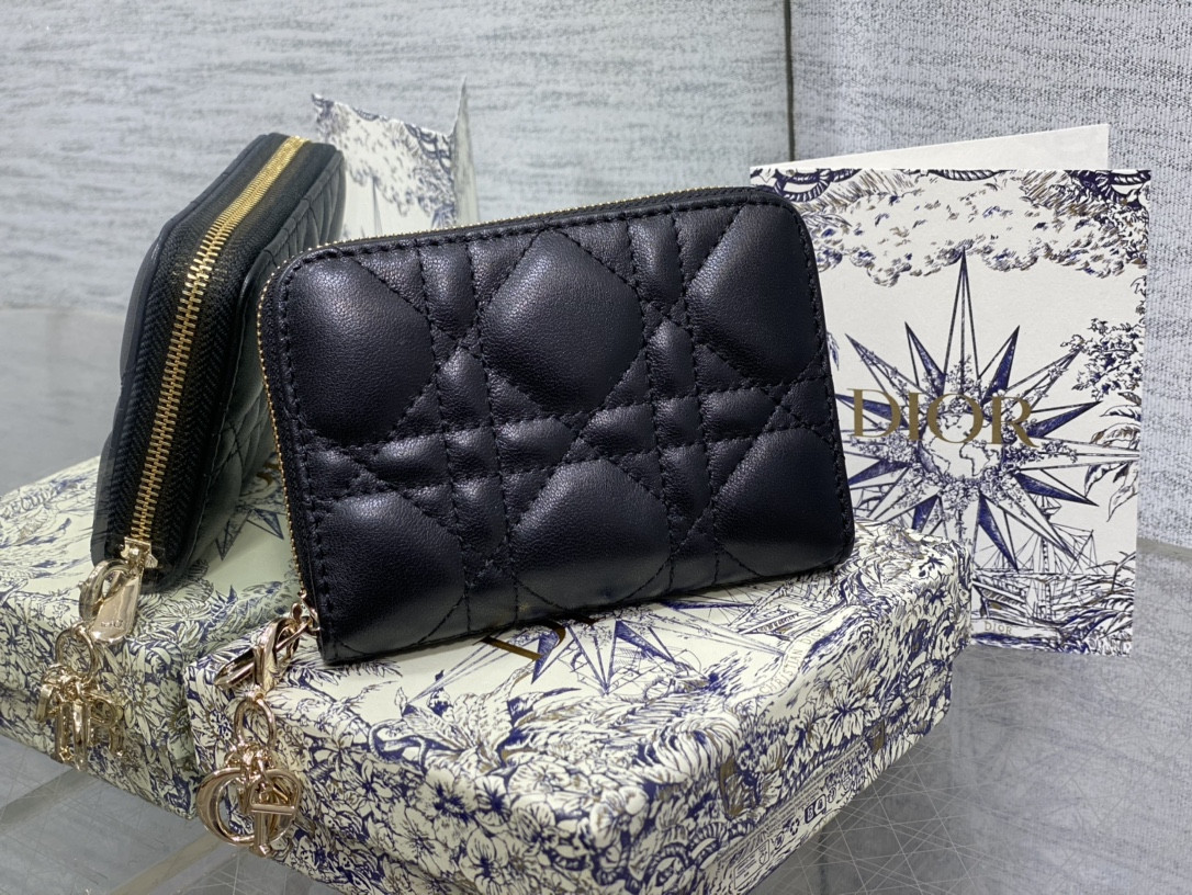 lady D*or voyageur small coin purse card holder