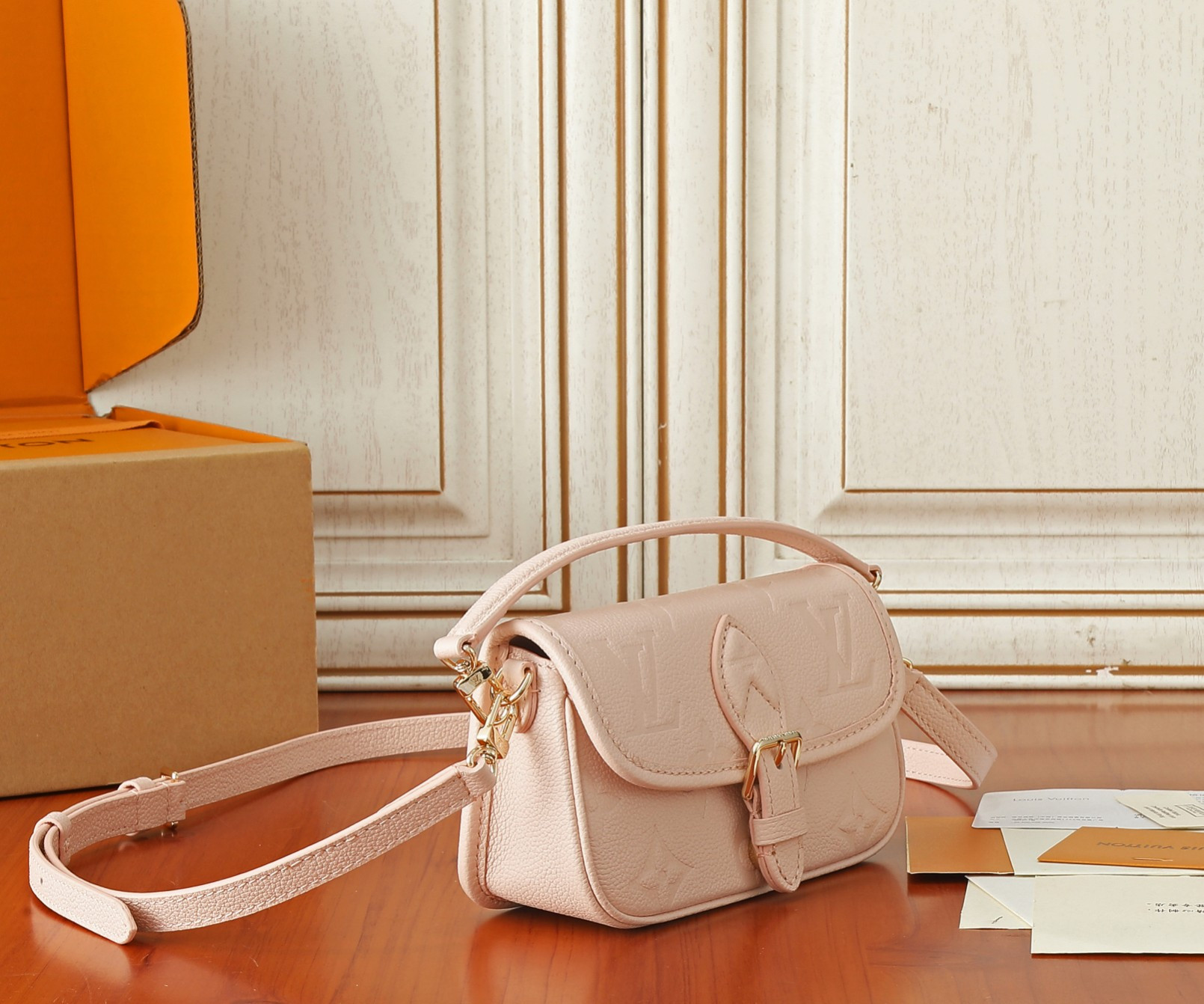 LV Nano Diane  M83566 7.5 x 4.1 x 2.4 in