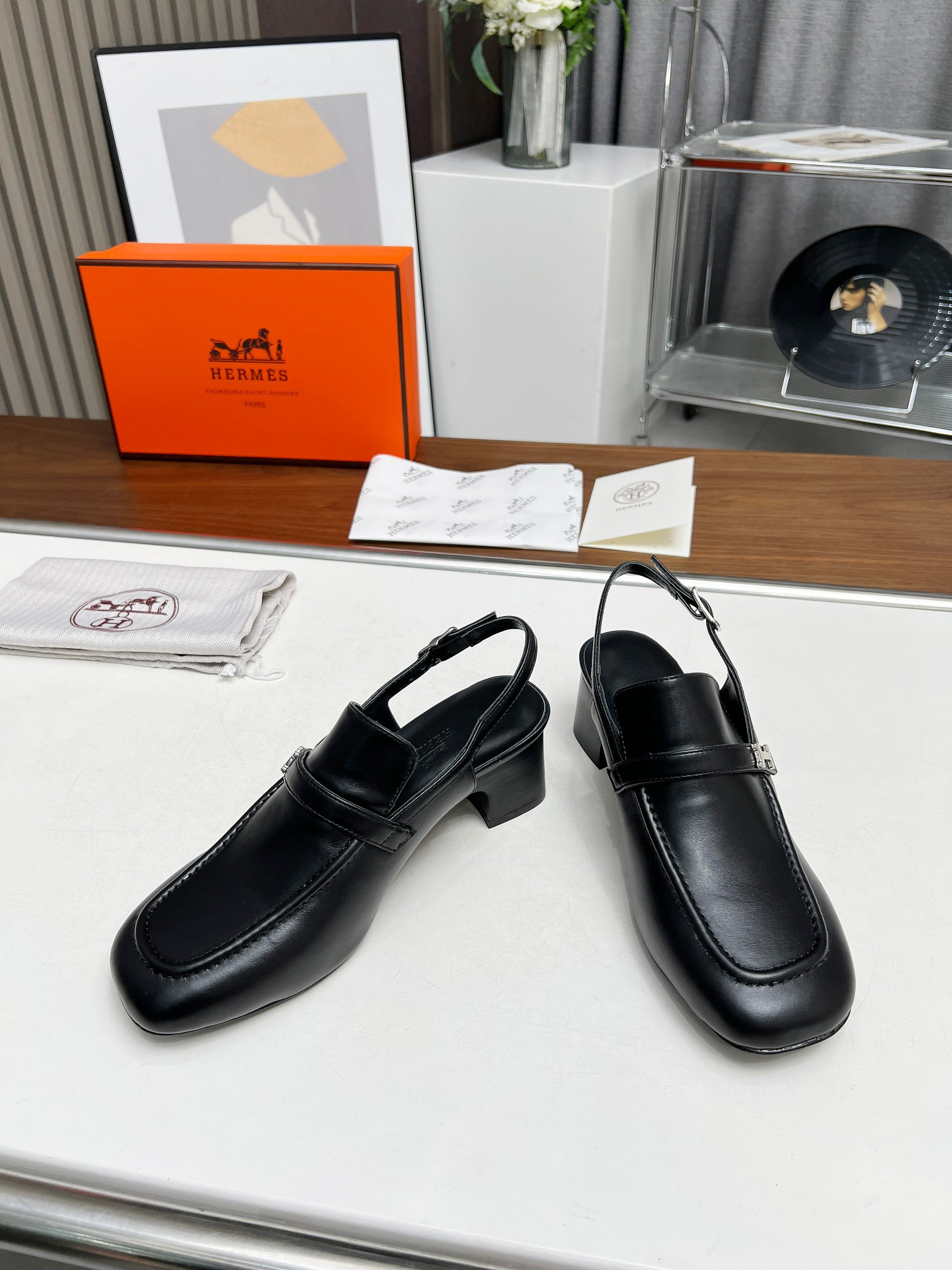 ua H**mes infinie 50 pump