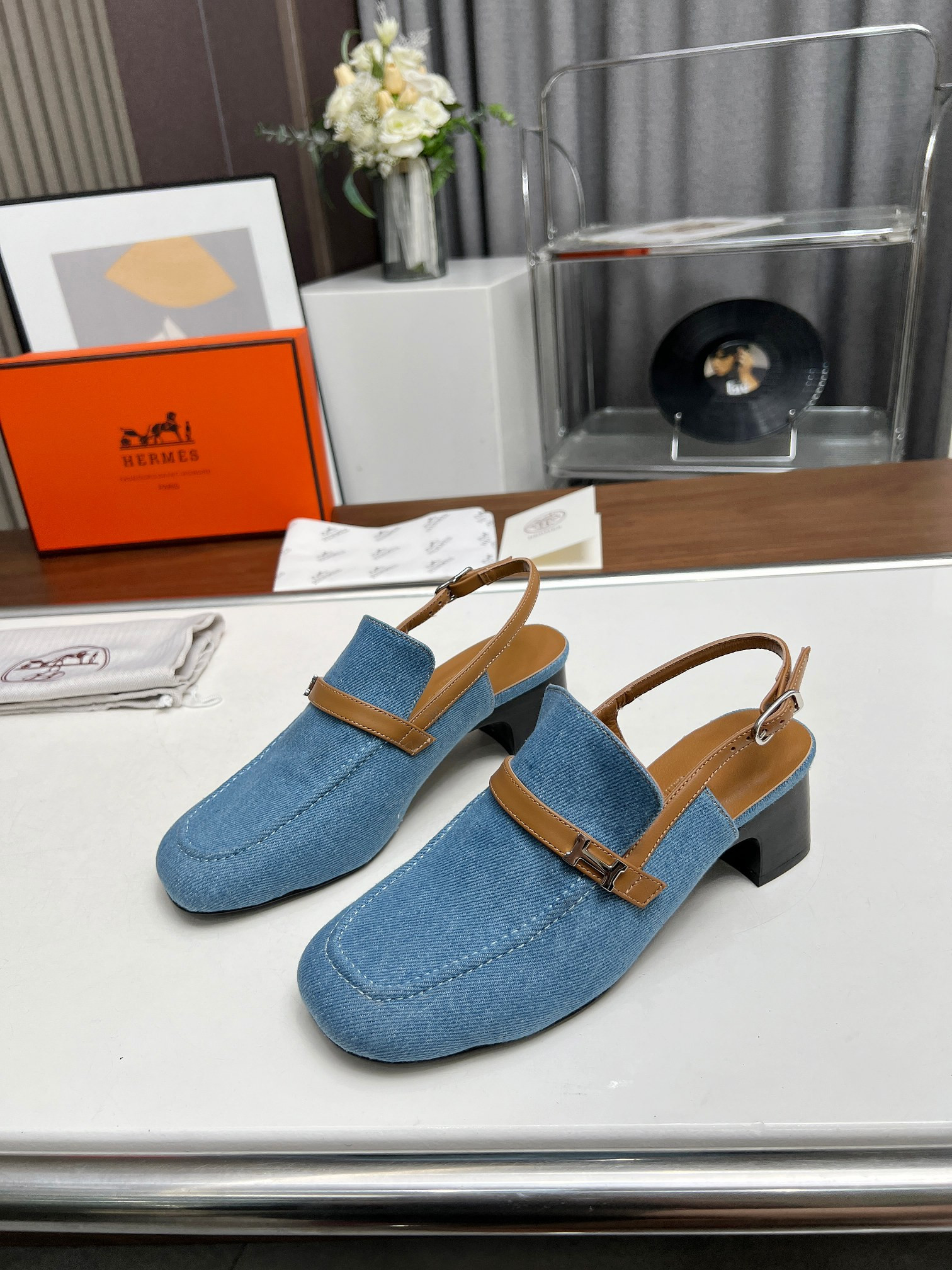 ua H**mes infinie 50 pump