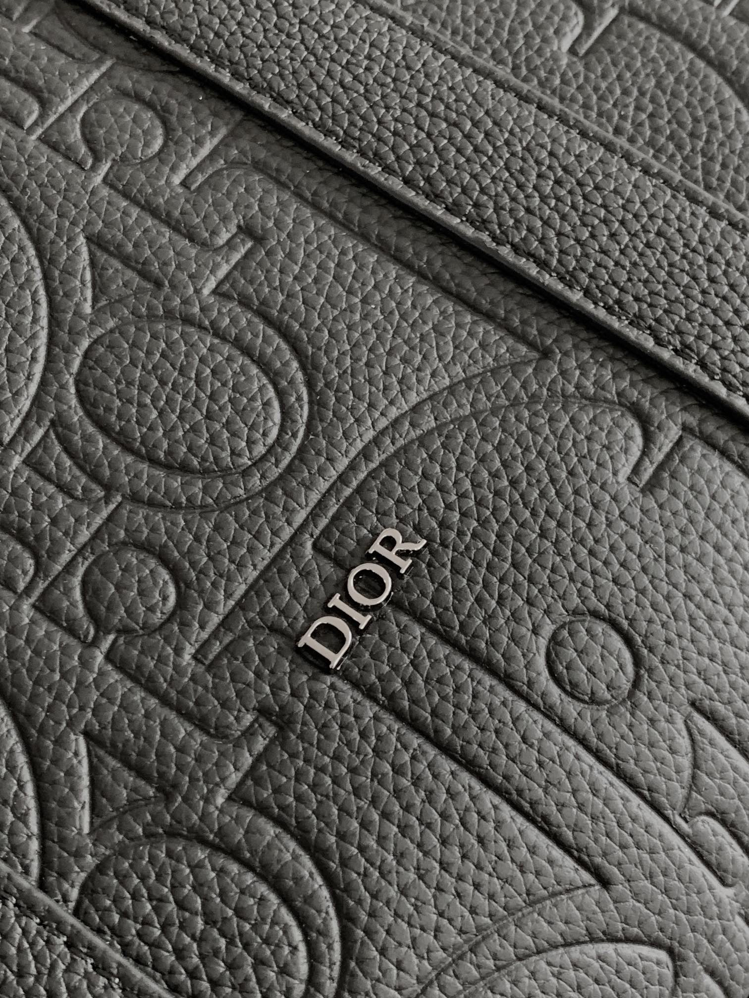D*or weekender 40 black D*or gravity leather and black grained calfskin 57.5 x 34.5 x 22 cm