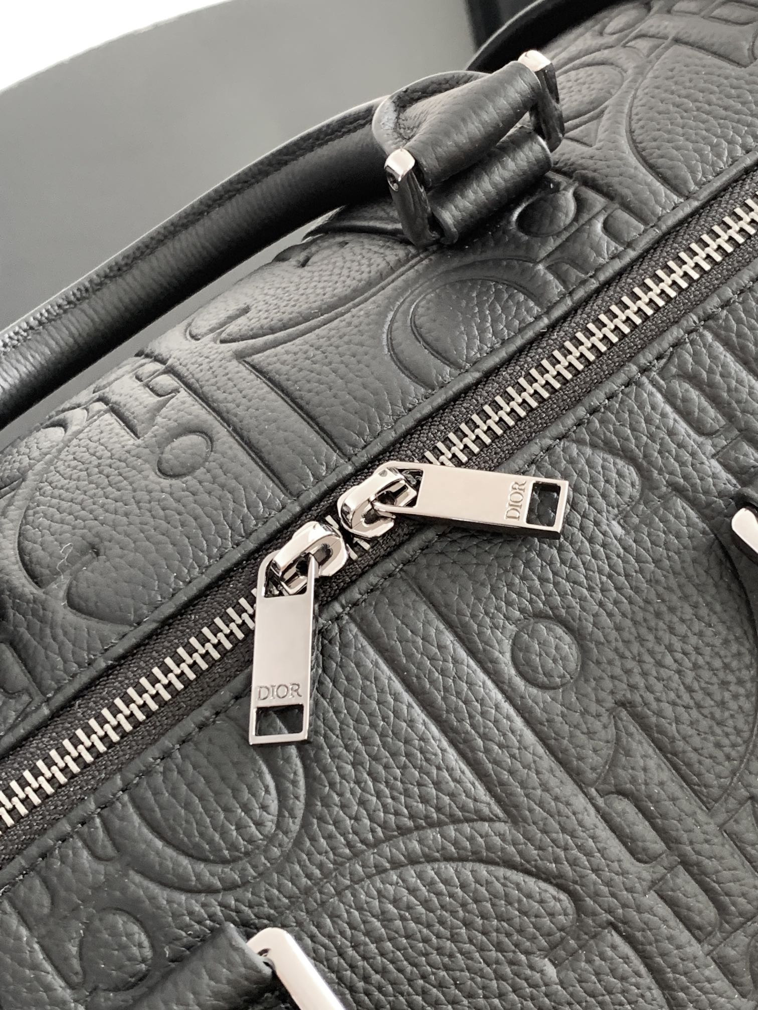 D*or weekender 40 black D*or gravity leather and black grained calfskin 57.5 x 34.5 x 22 cm