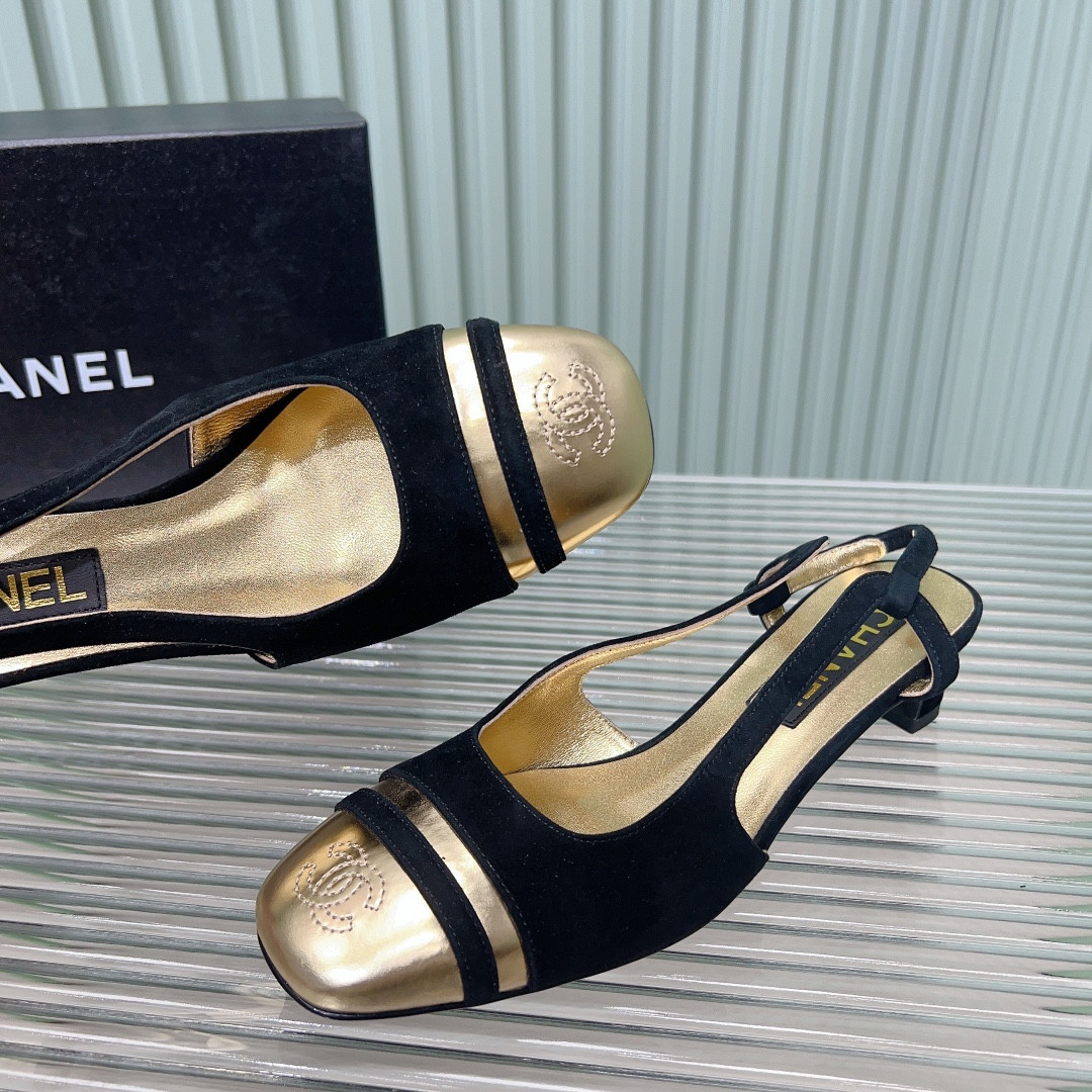 ua Ch*el slingbacks
