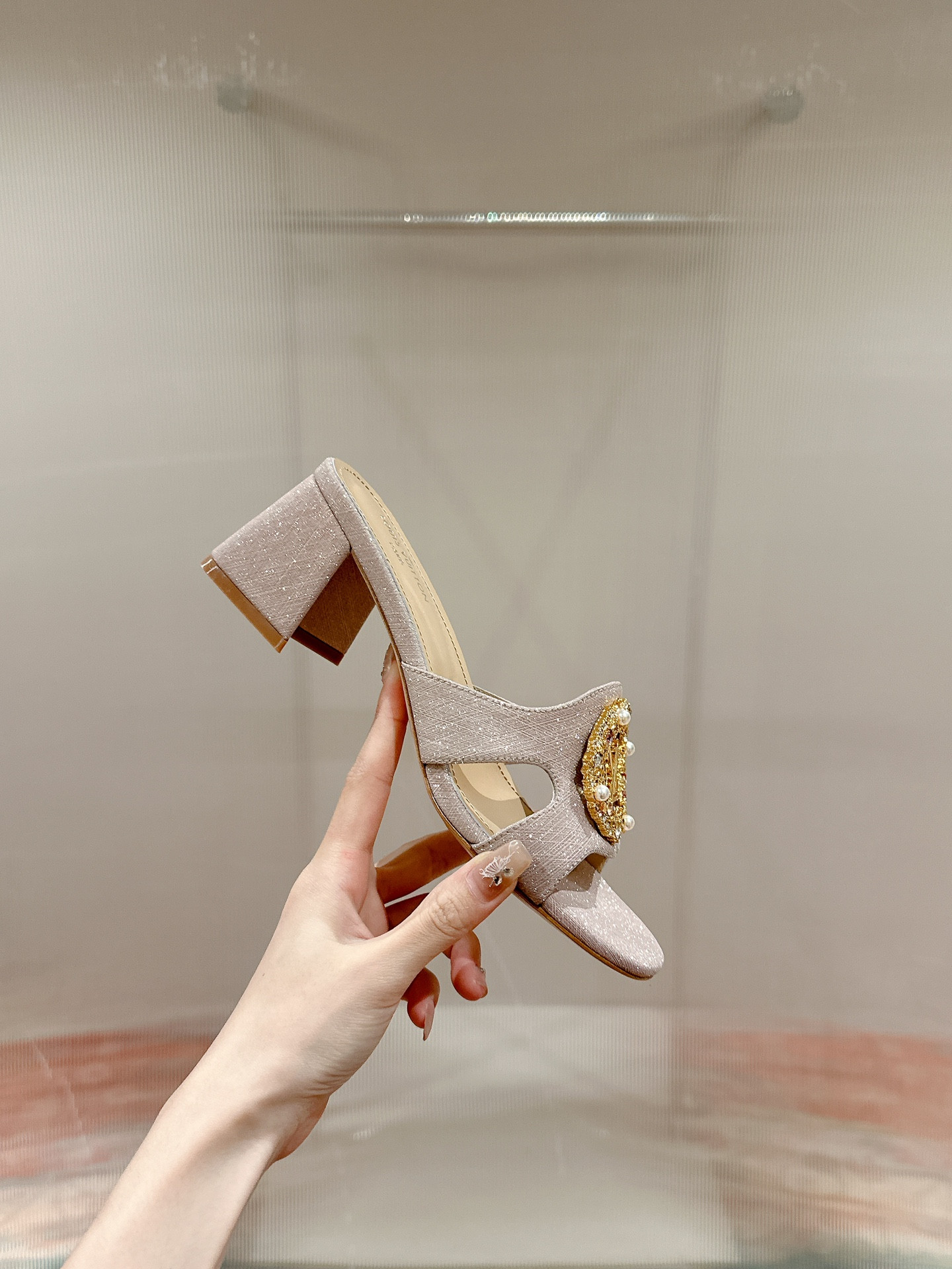 UA LV Heeled Mule