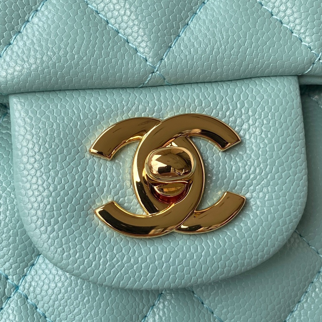 Ch*el classic flap bag 15.5×25.5×6.5cm