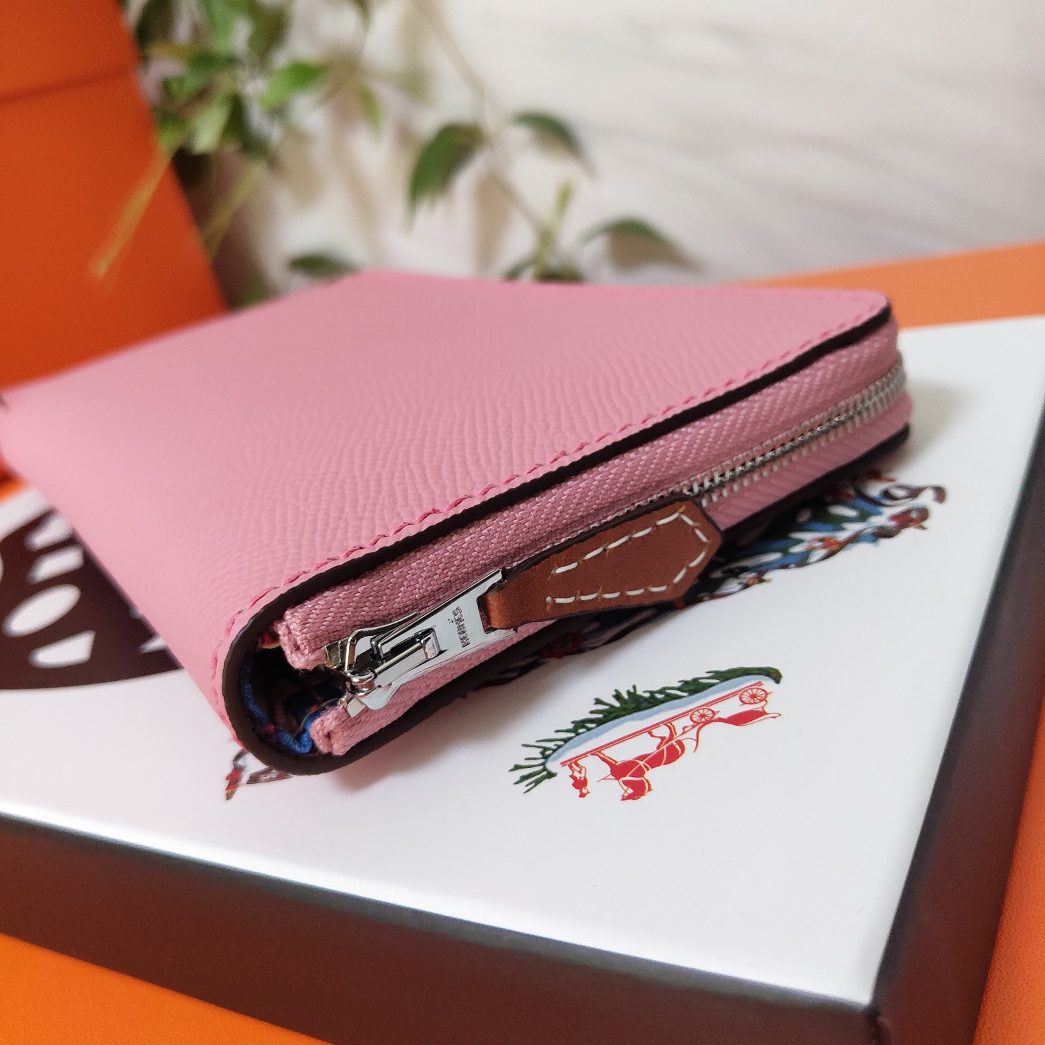H**mes long wallet 20x11cm
