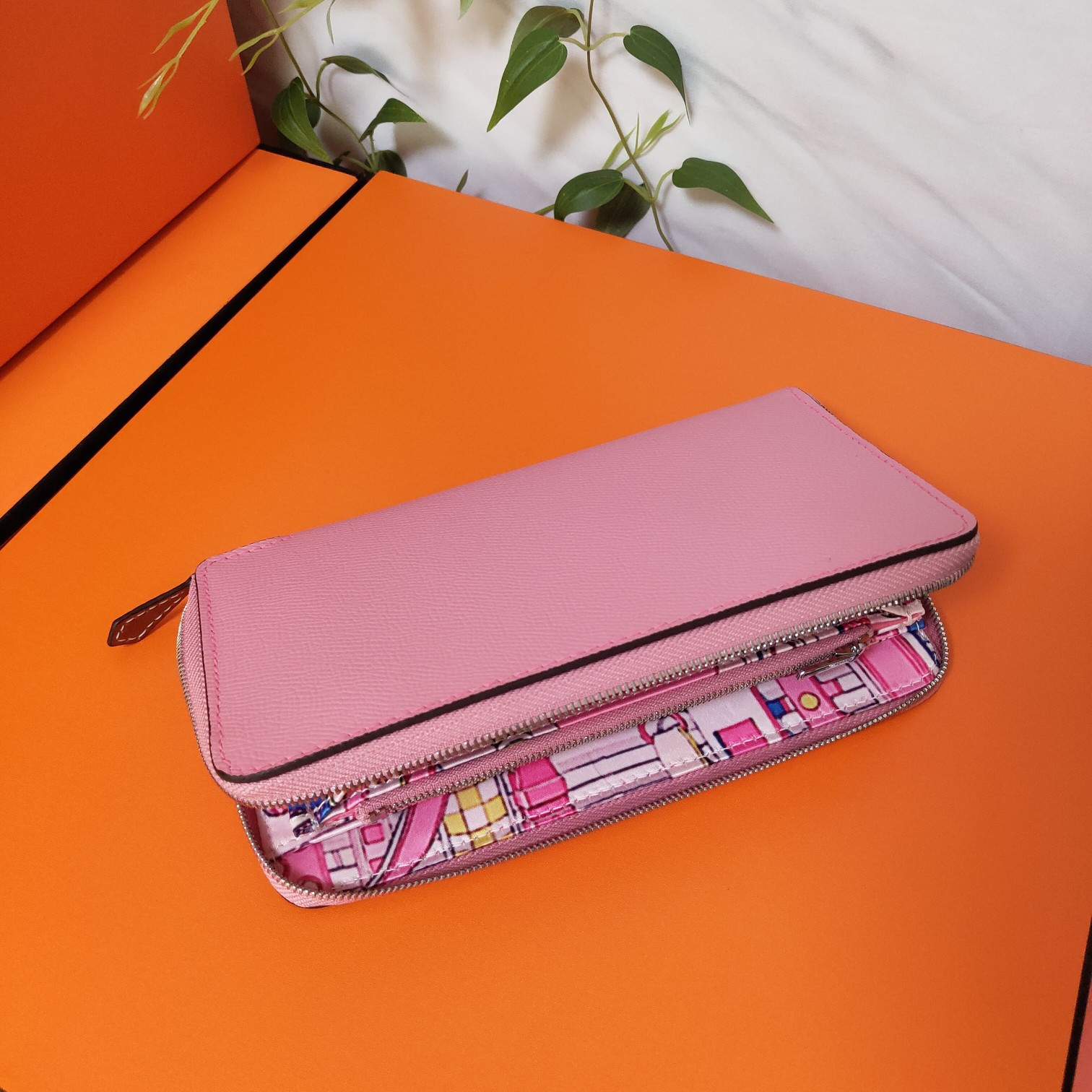 H**mes long wallet 20x11cm