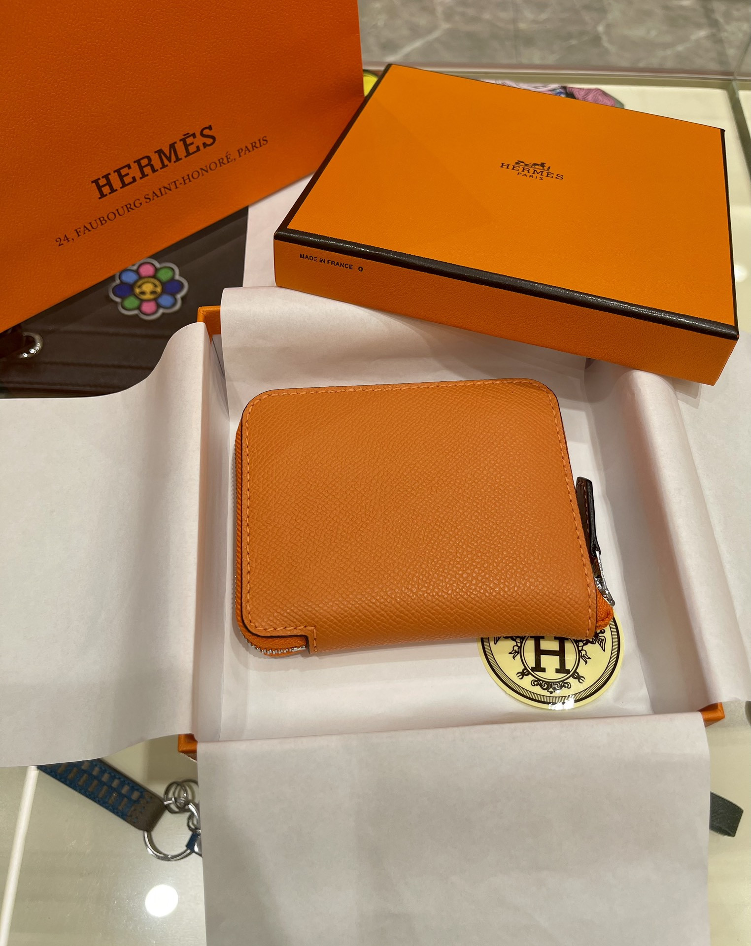 H**mes wallet 11.5x2x9.5cm