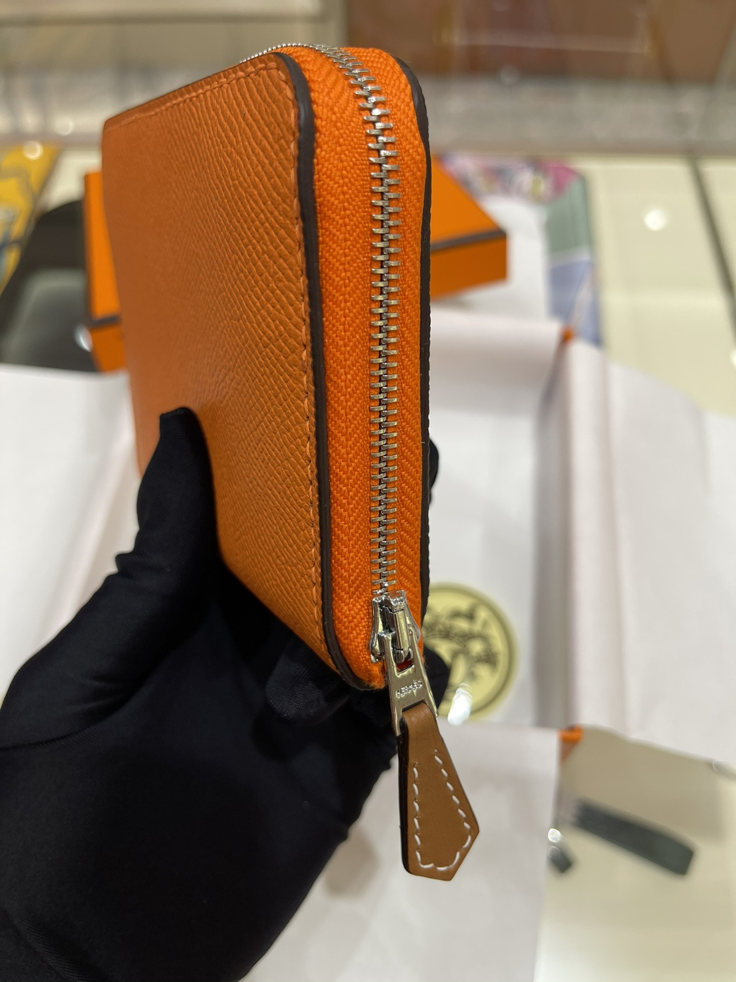 H**mes wallet 11.5x2x9.5cm
