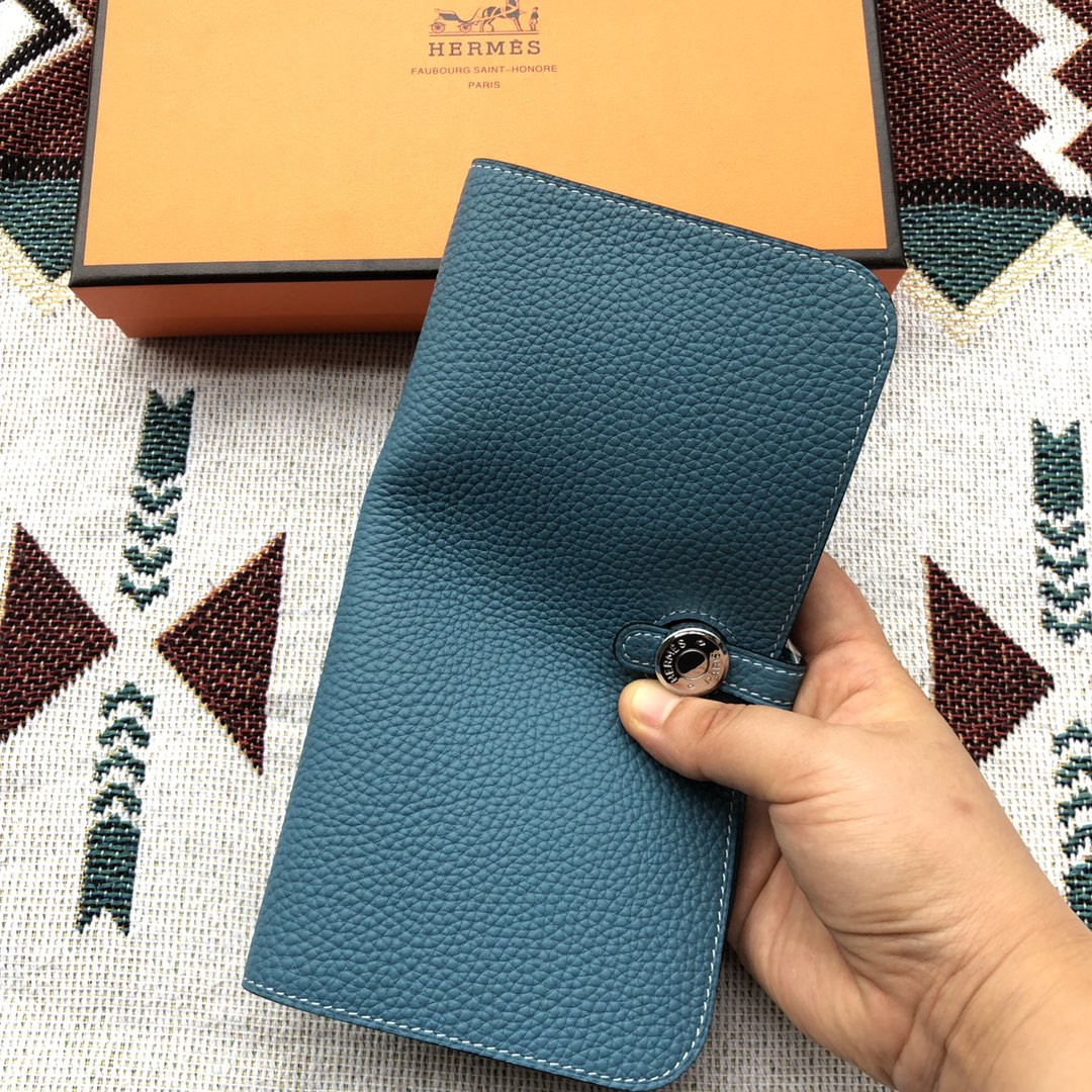 H**mes dogon duo wallet