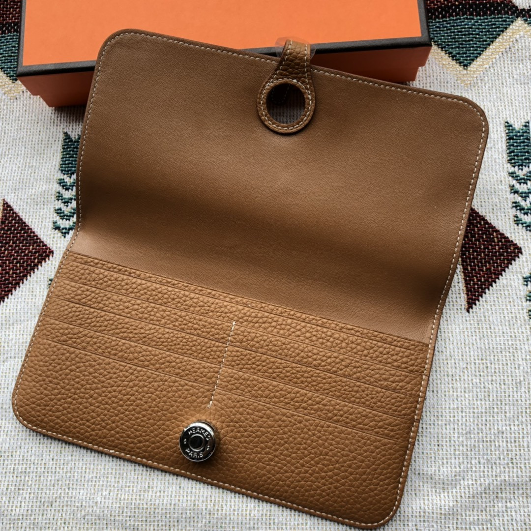 H**mes dogon duo wallet