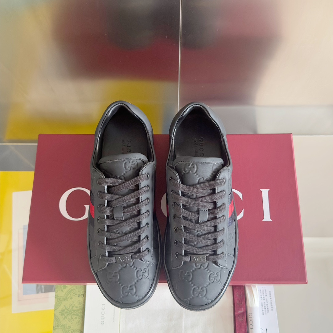 ua G*u*i ace sneaker with web