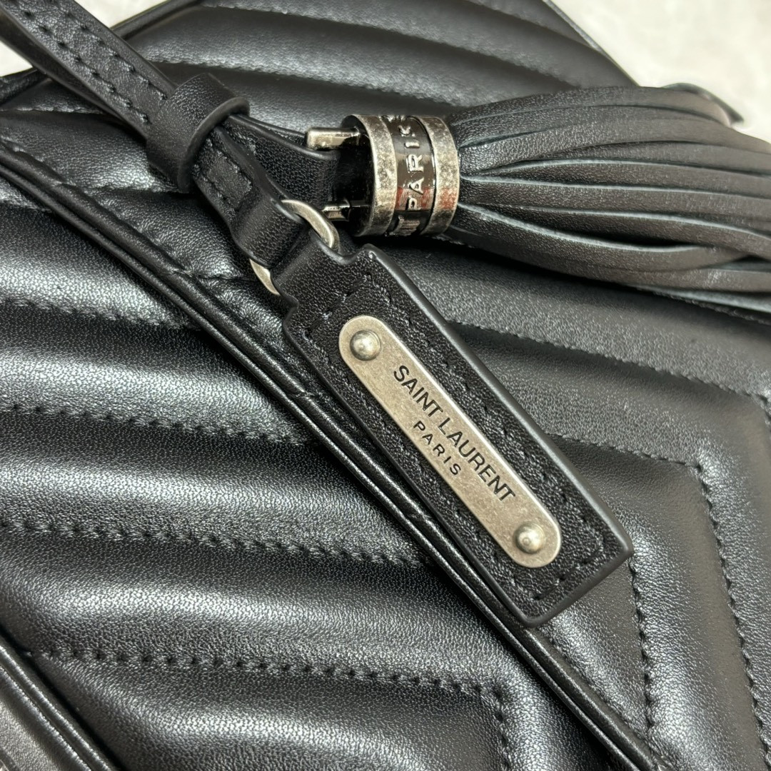Y*L lou camera bag in quilted leather 23x16x6cm