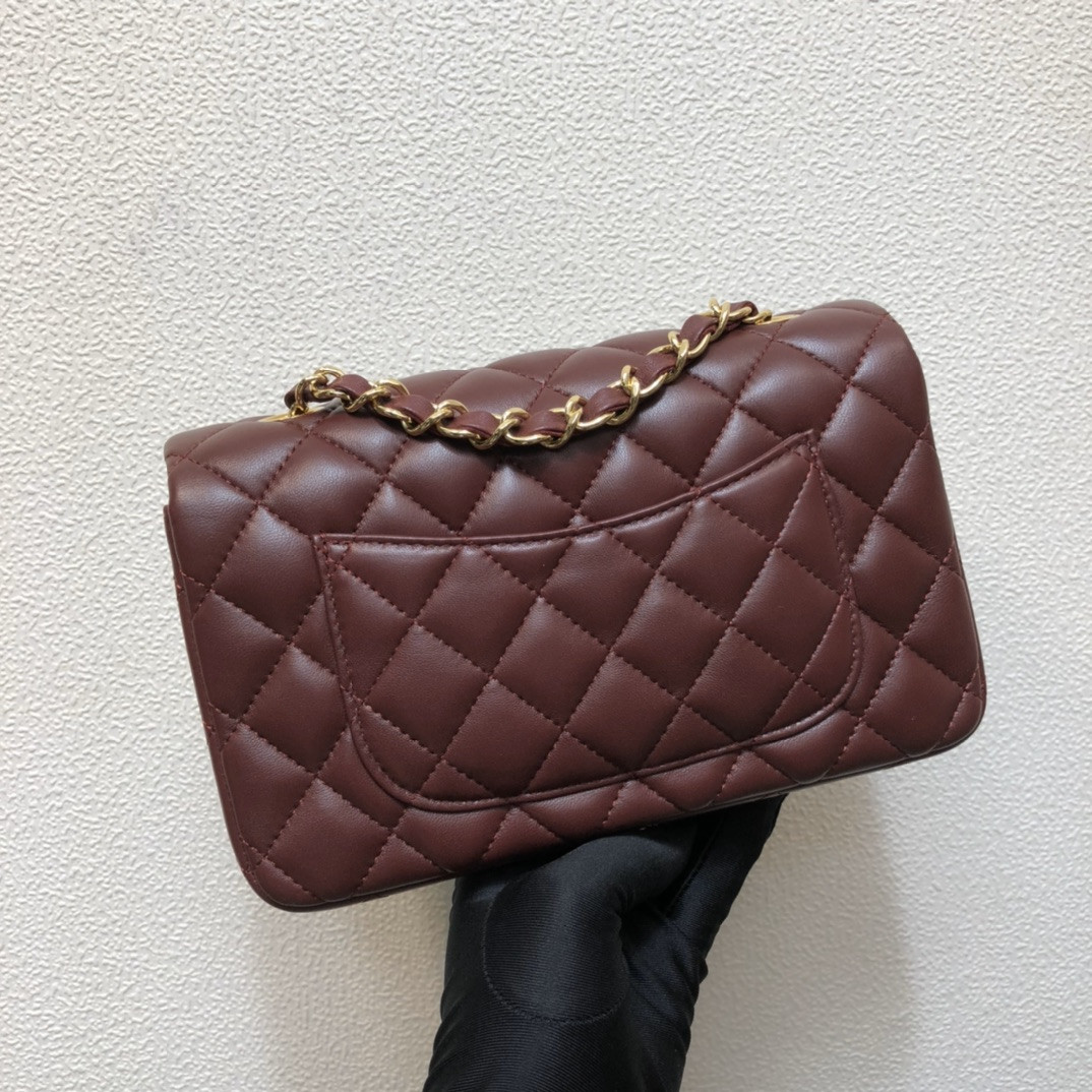 Ch*el mini flap bag 12 × 20 × 6 cm