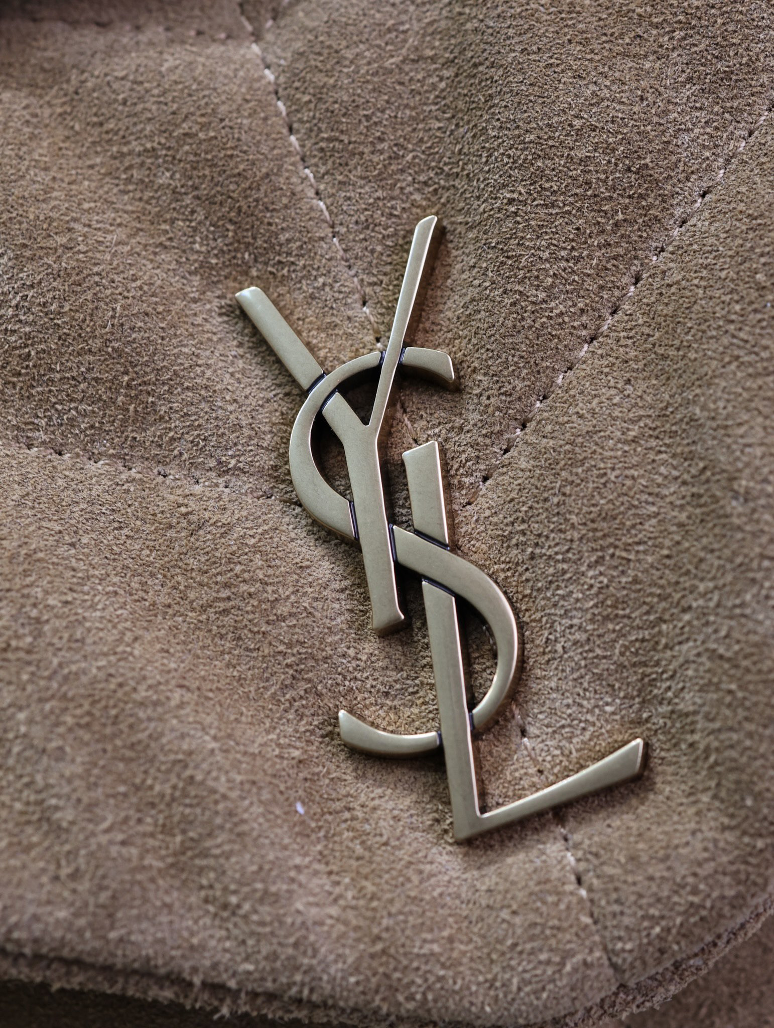 Y*L loulou mini puffer (suede) 23×15.5×8.5cm