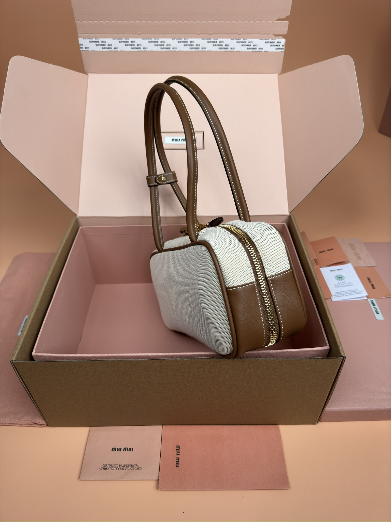M1v M1v leather beau bag 28×15×9cm