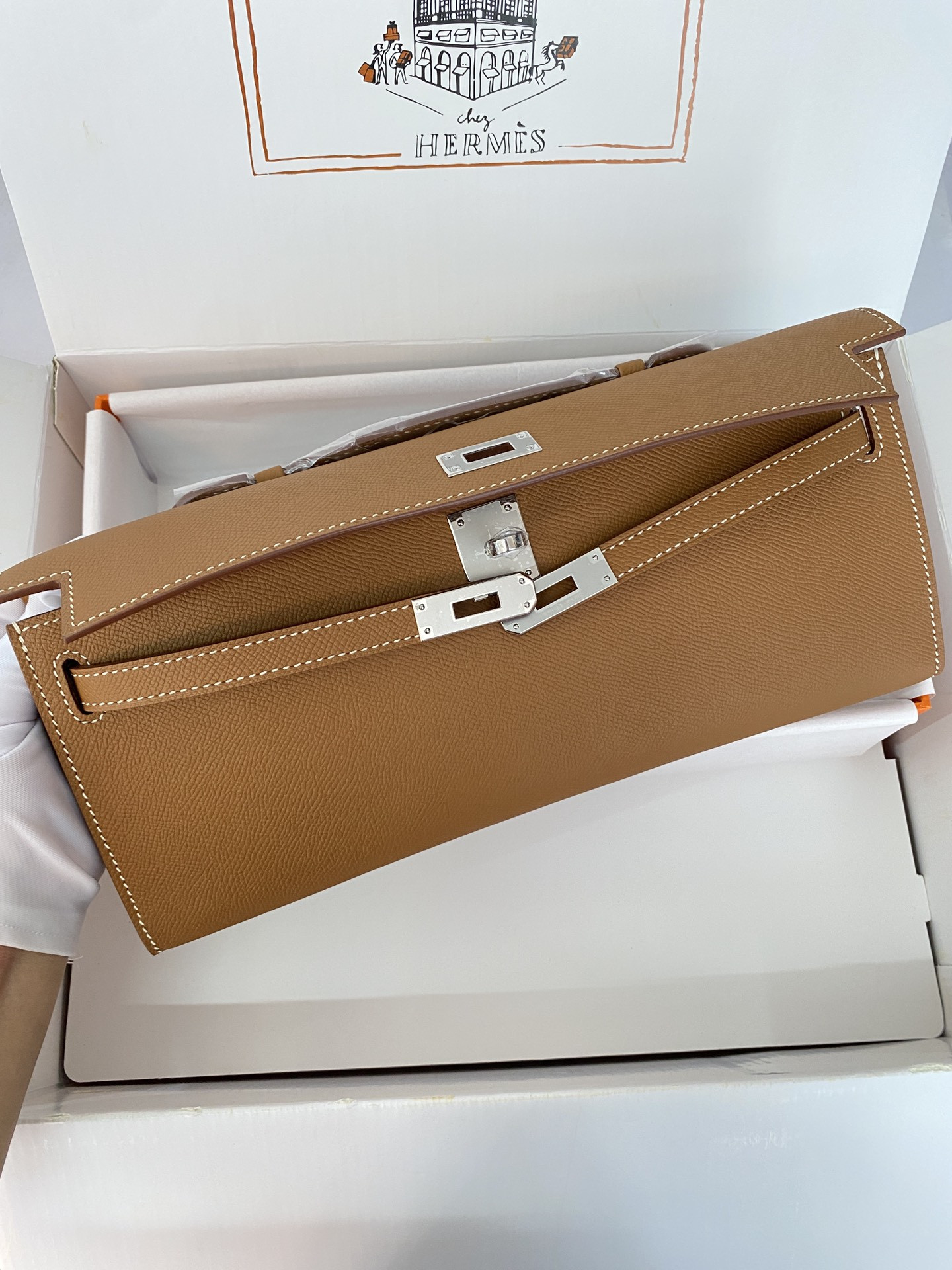 H**mes kelly cut 31cm epsom leather