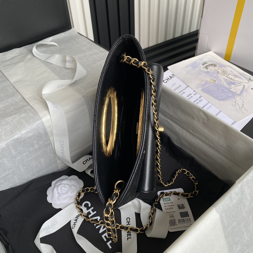 Ch*el 24b evening bag 19x25x3cm