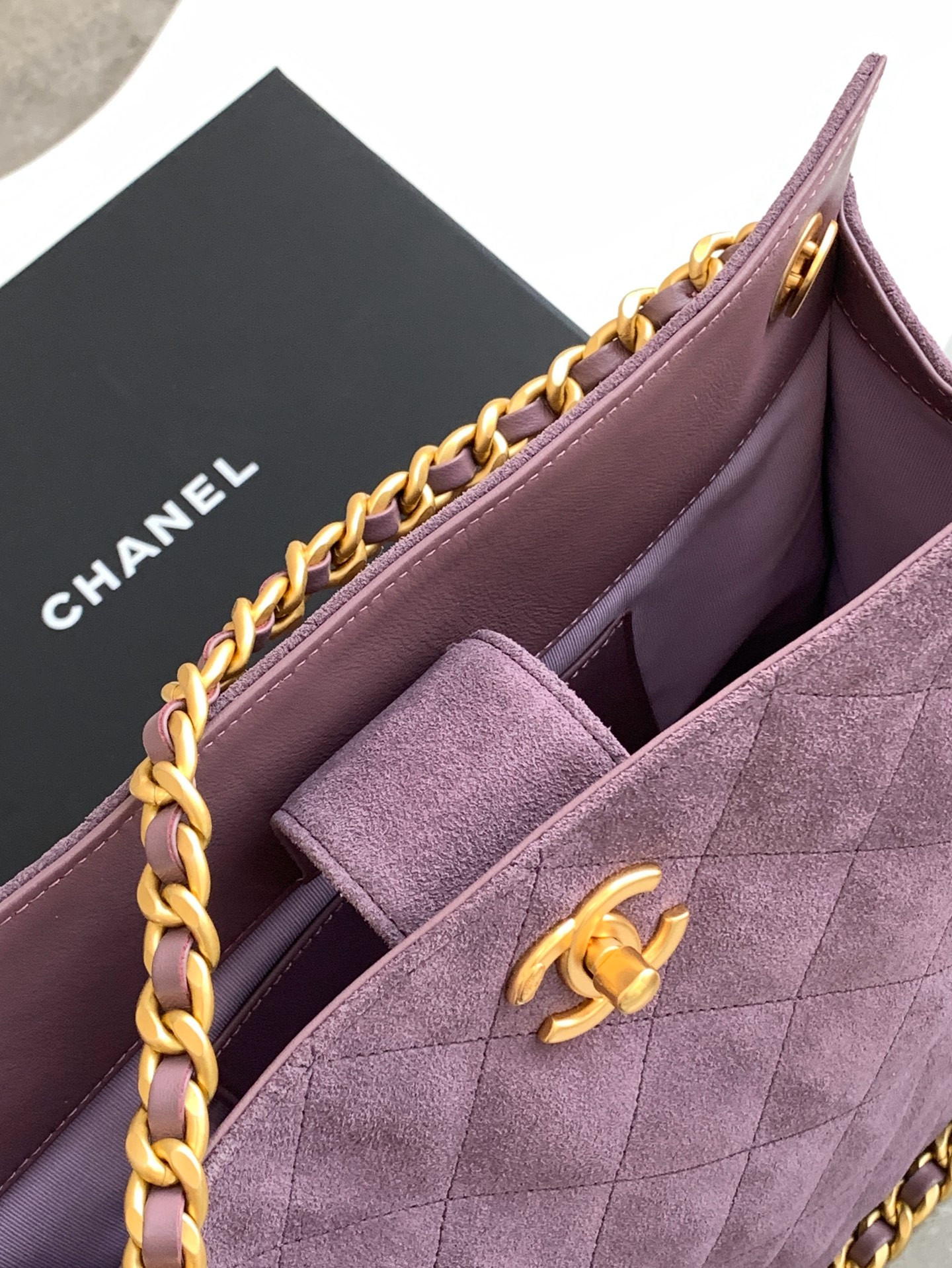Ch*el shopping bag hobo 26x31x13cm
