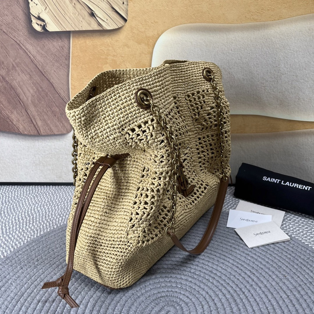 Y*L jamie shopping in raffia 35x35x10cm